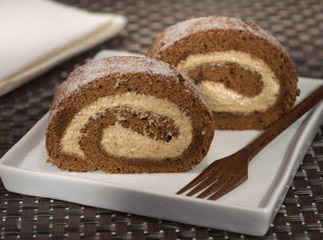 Rocambole de Chocolate com Café