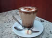 Café gelado com sorvete
